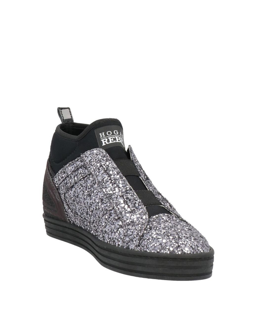 Hogan Rebel Brown Sneakers Textile Fibers