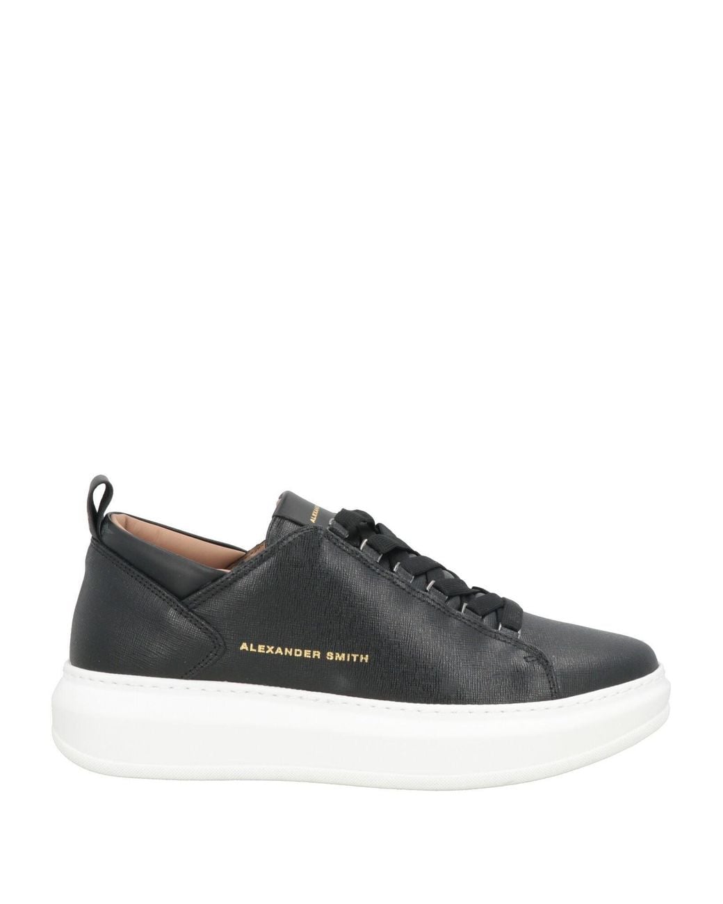Alexander Smith Black Sneakers Leather for men