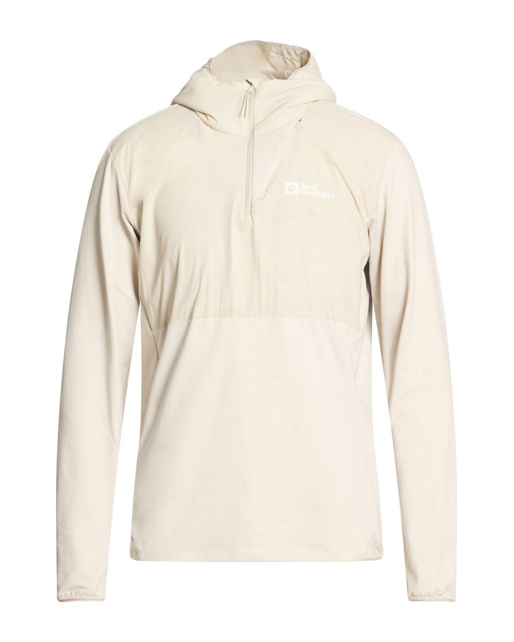Jack Wolfskin Natural Sweatshirt Recycled Polyester, Elastane for men
