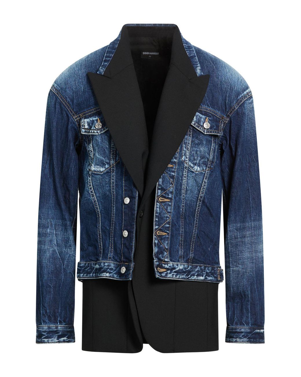 DSquared² Blue Denim Outerwear for men