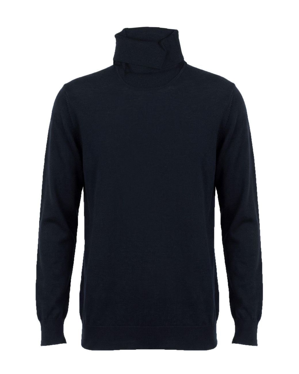 Alpha Studio Blue Turtleneck for men