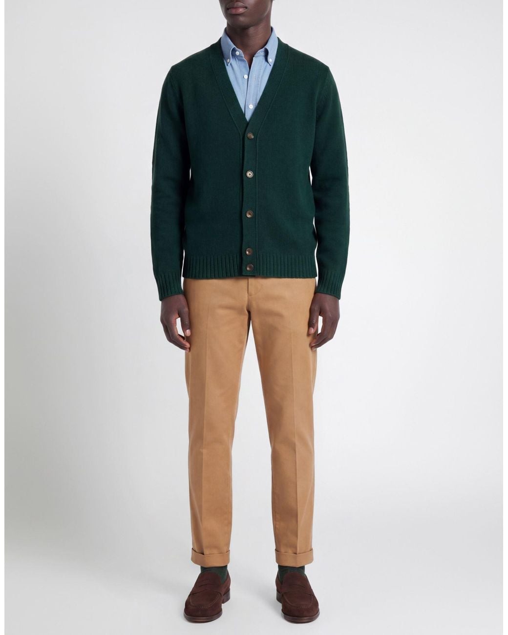 Roda Strickjacke in Green für Herren