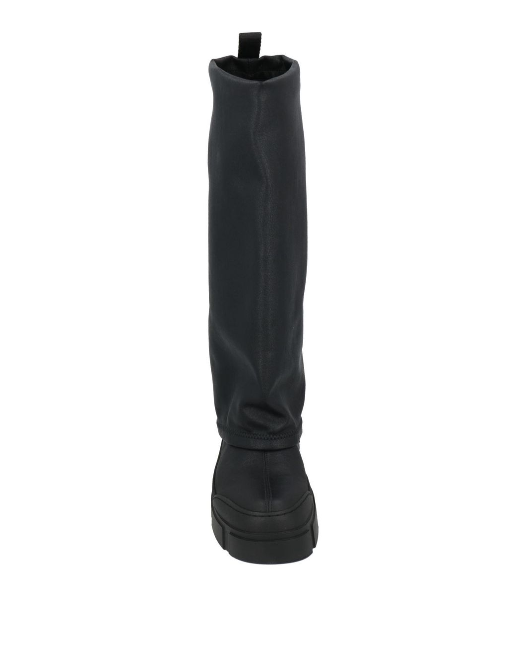 Vic Matié Black Boot Leather