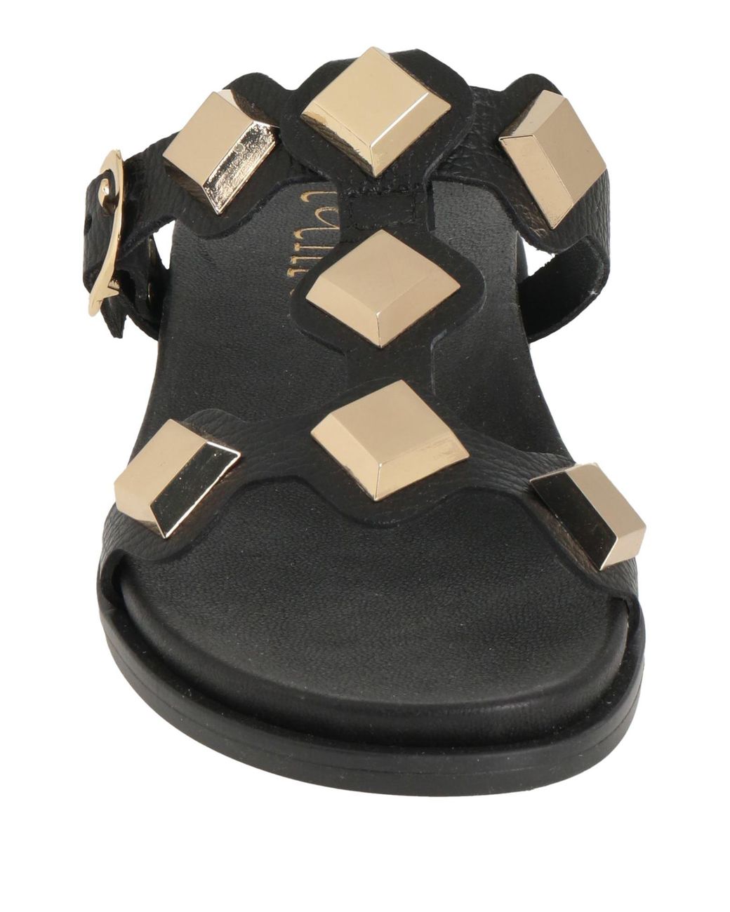 Être Cécile Black Sandals Leather