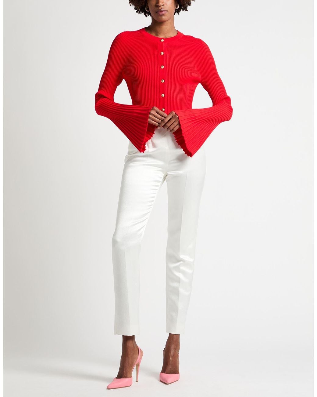 Balmain Red Cardigan