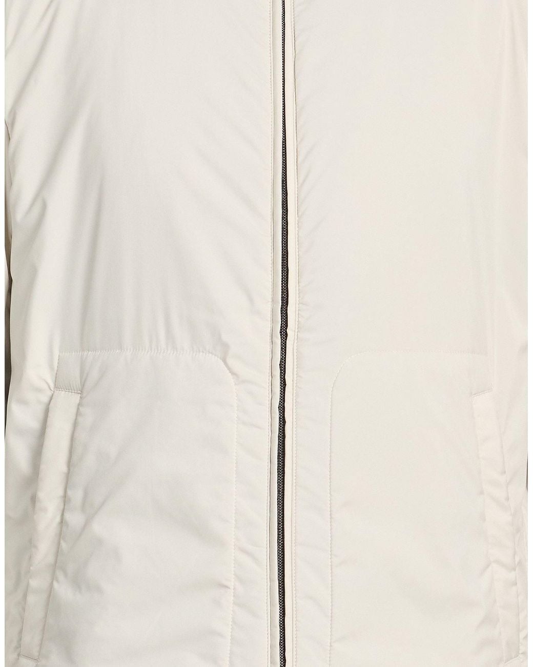 Fedeli White Jacket Polyester for men