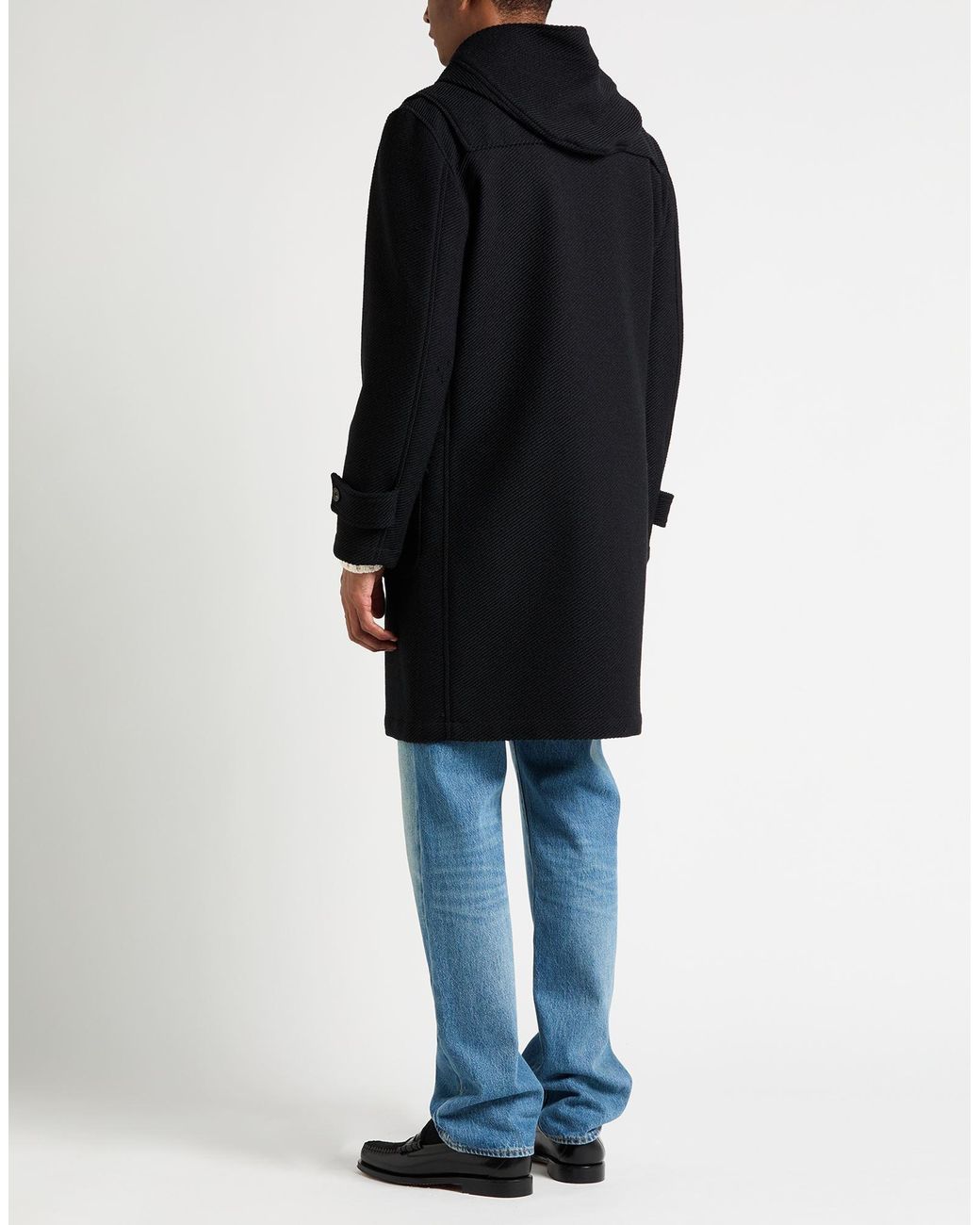 Lardini Black Coat for men