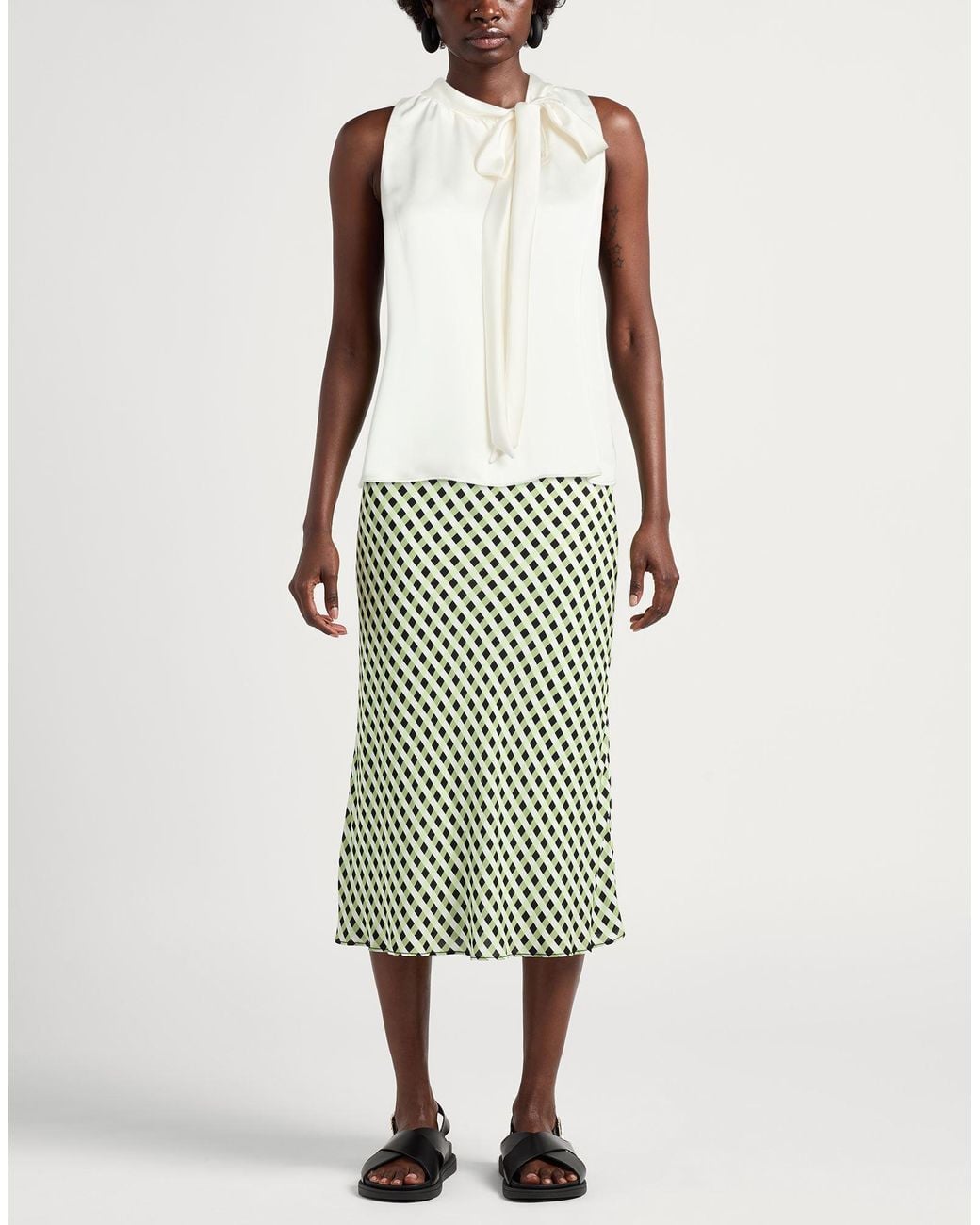 HUGO White Top Recycled Polyester, Polyester