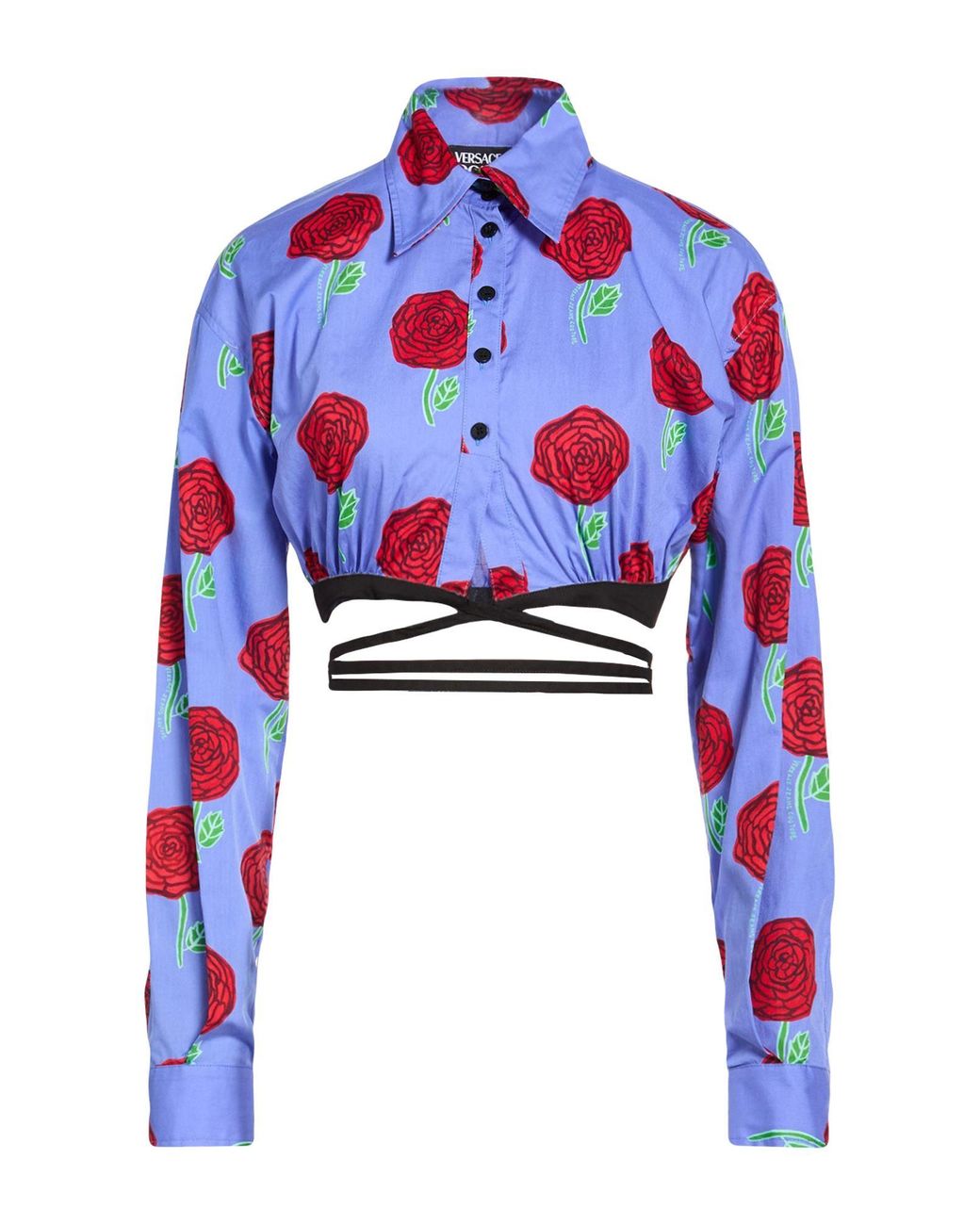 Versace Jeans Couture Blue Shirt Cotton