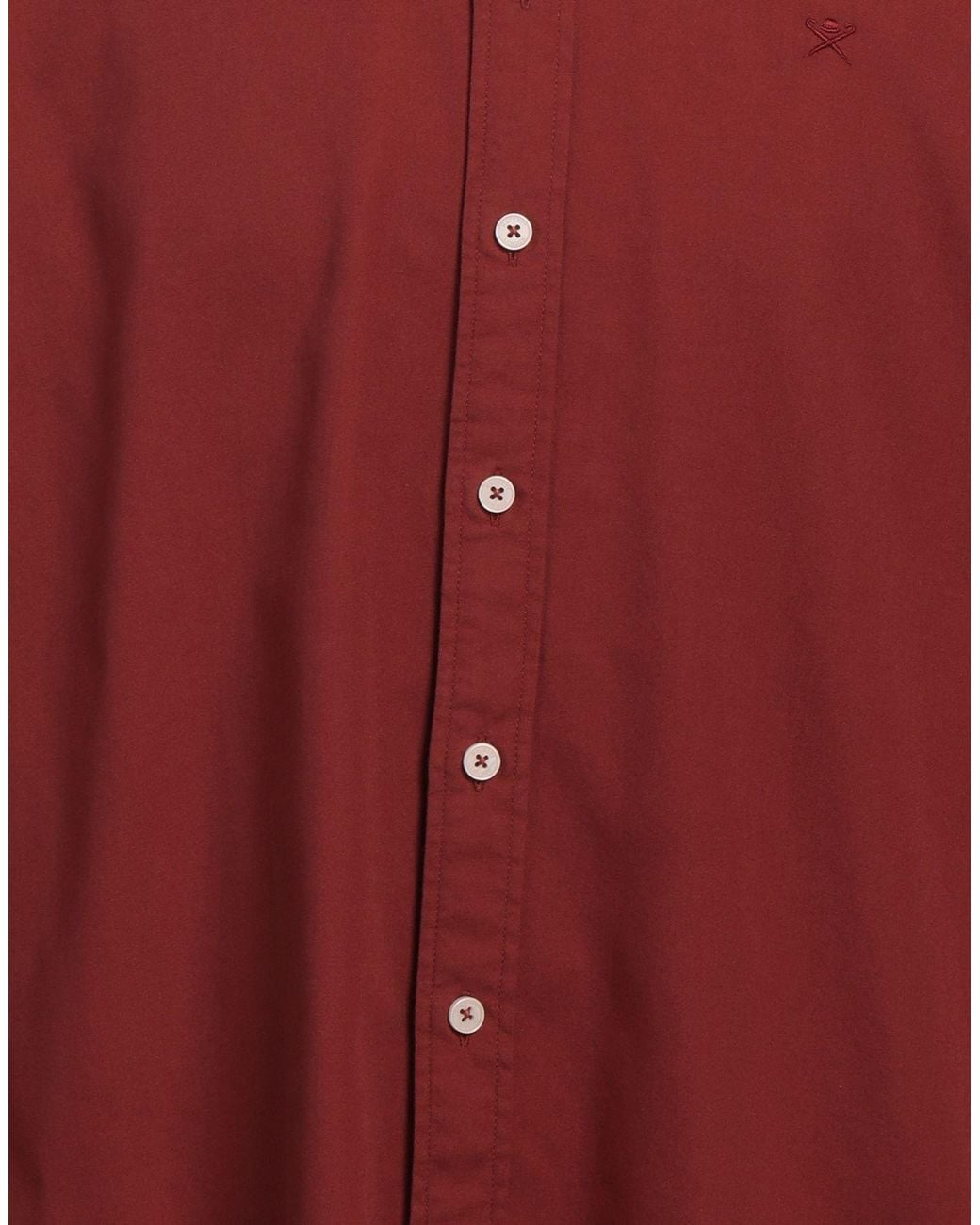 Hackett Red Shirt Cotton for men