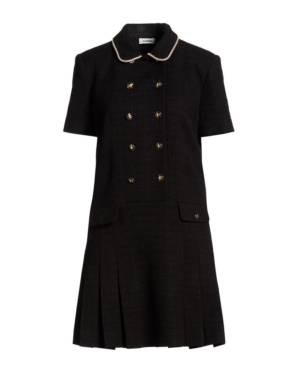 Sandro Black Mini Dress