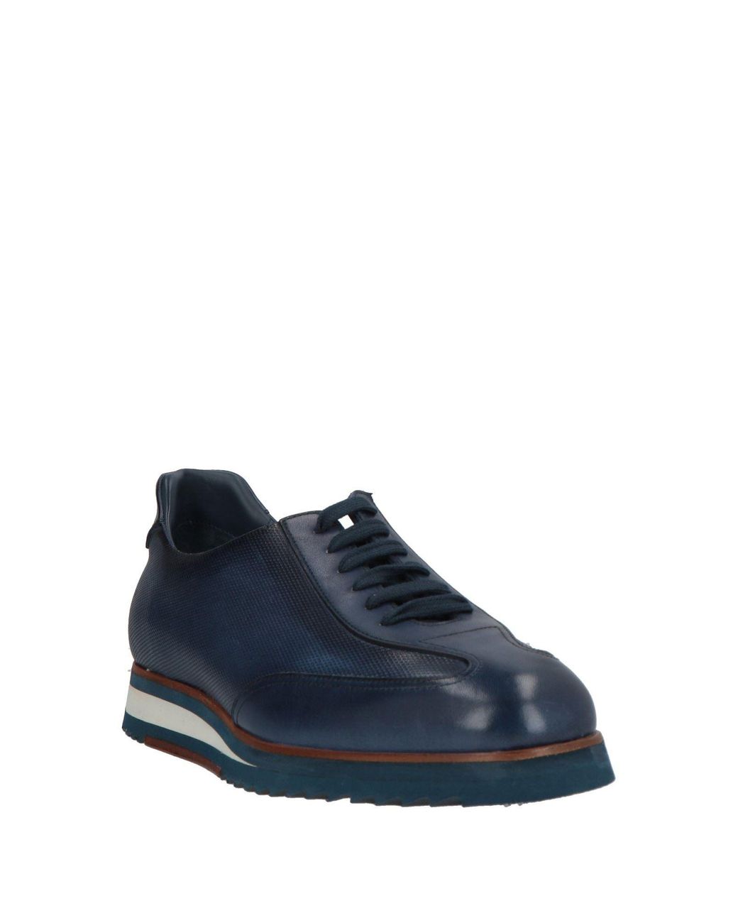 Sutor Mantellassi Blue Sneakers Leather for men