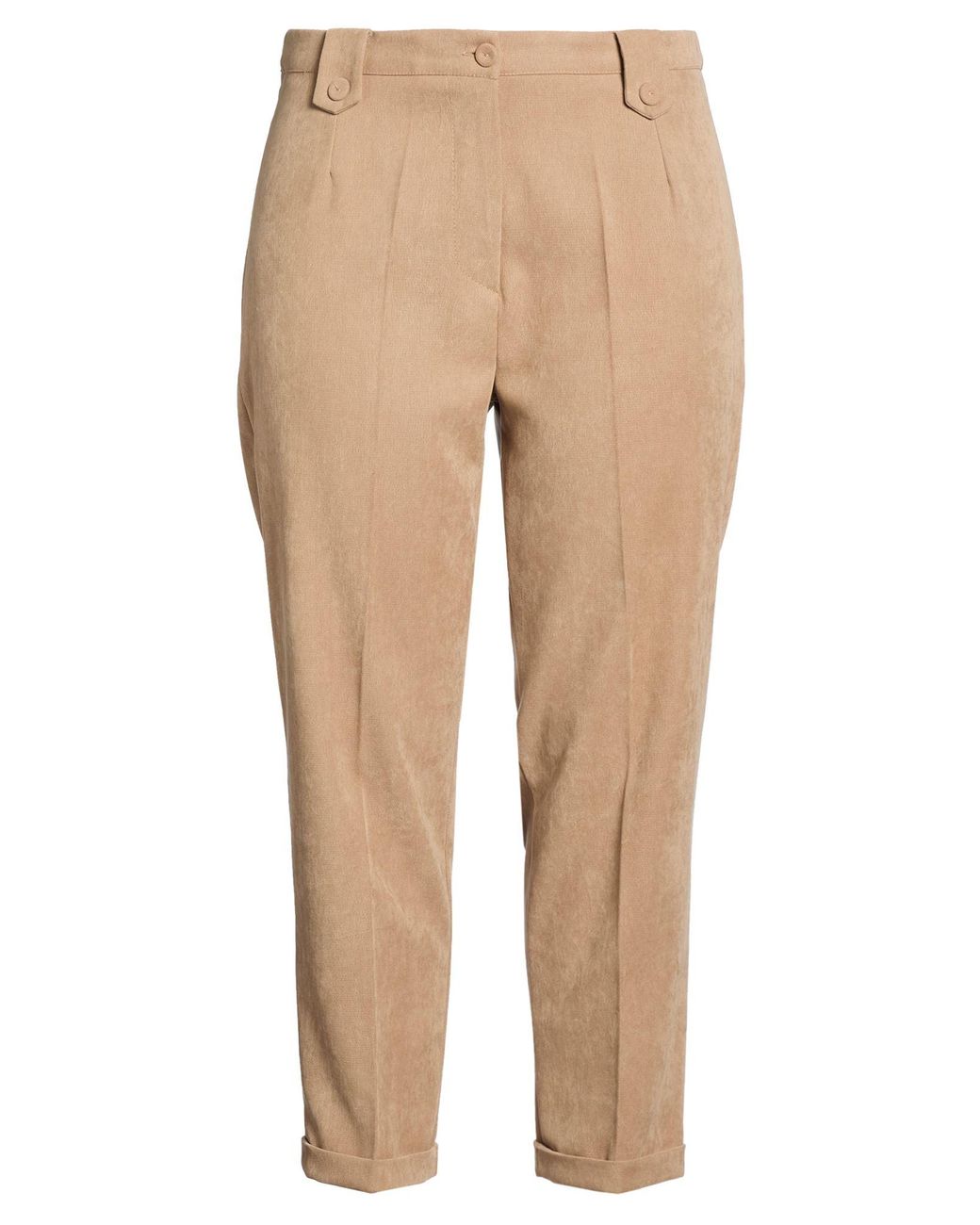 GIULIA MATILDA Natural Pants Polyester, Elastane
