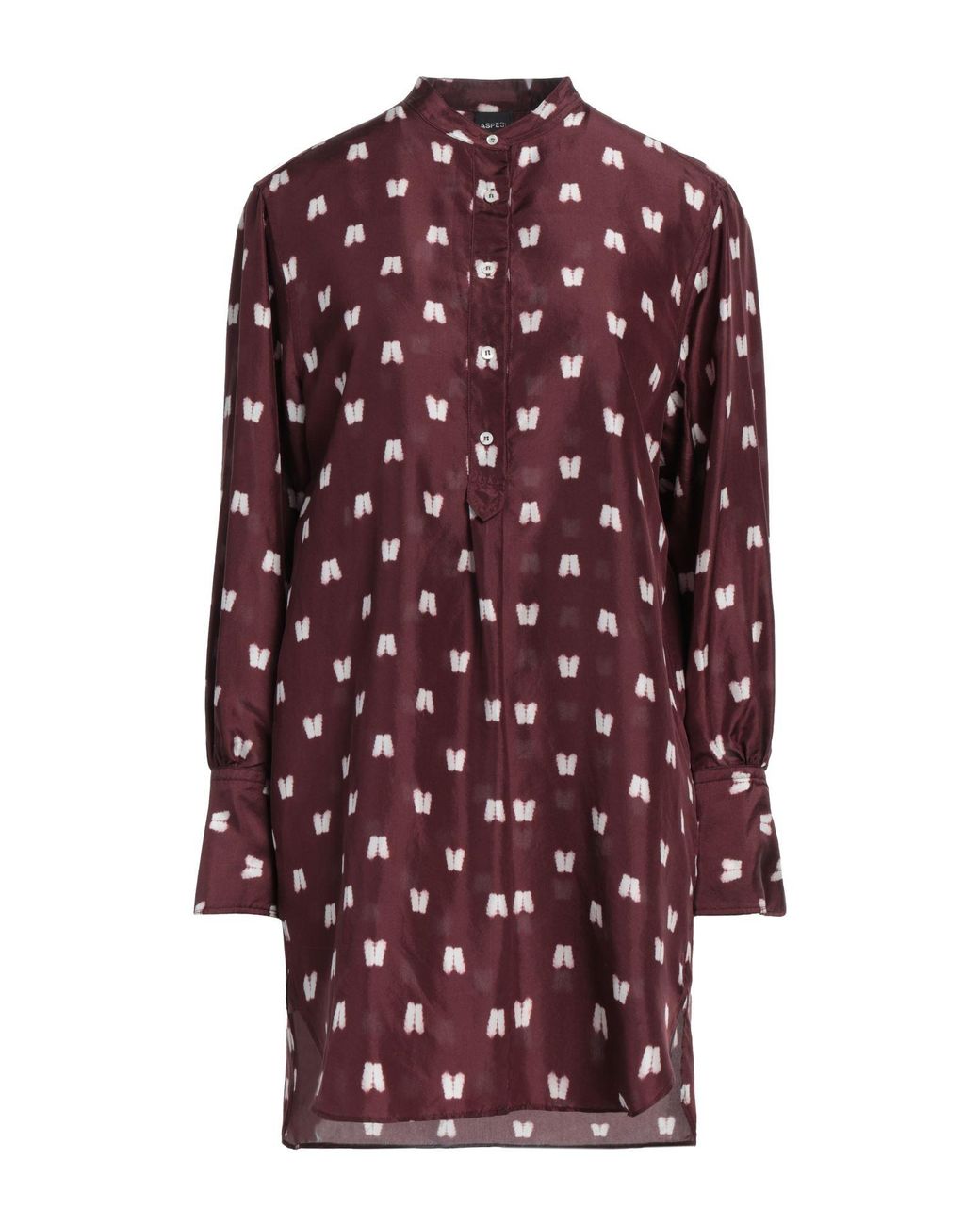 Aspesi Purple Plum Top Silk
