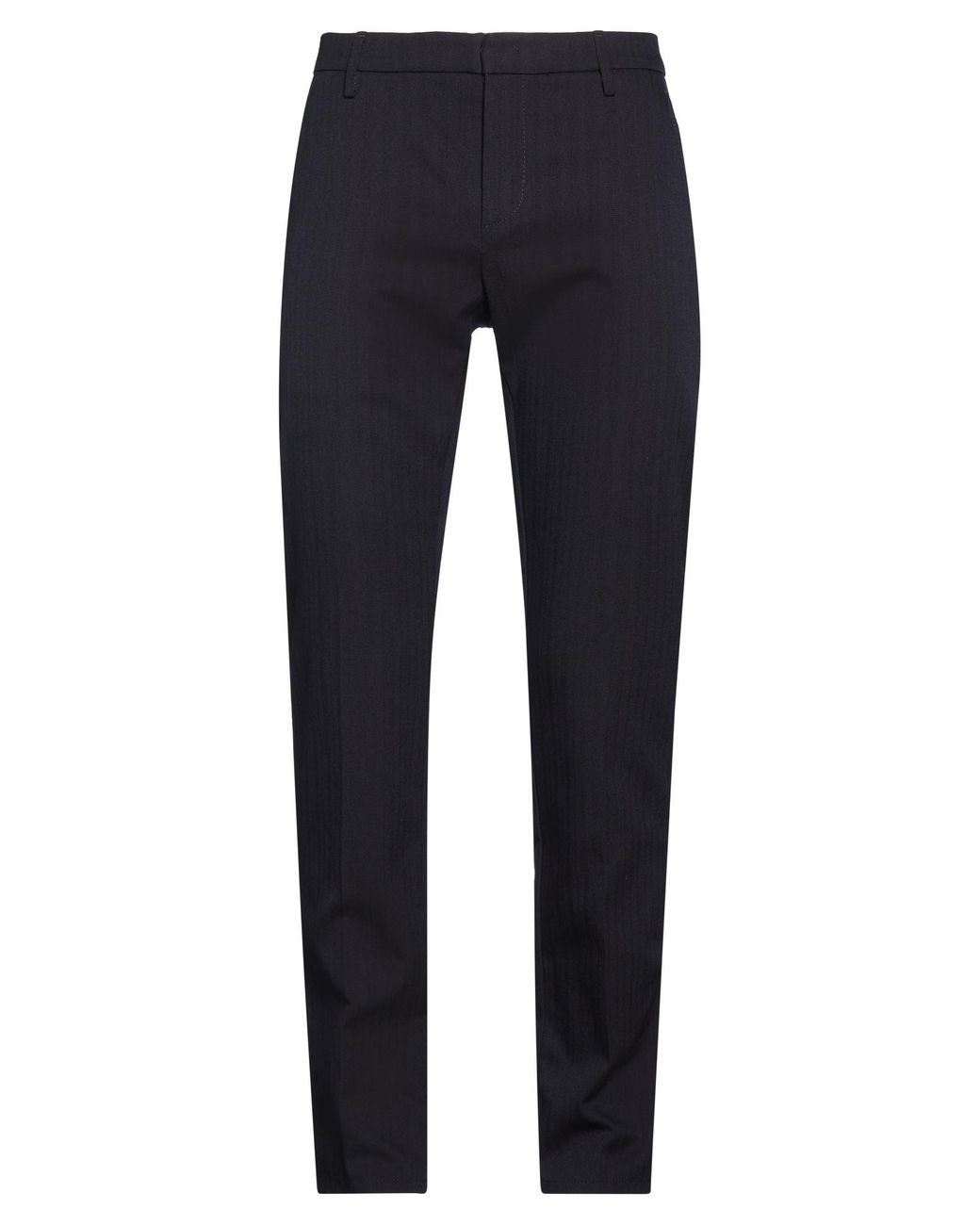 Dondup Blue Midnight Pants Virgin Wool, Cotton, Elastane for men