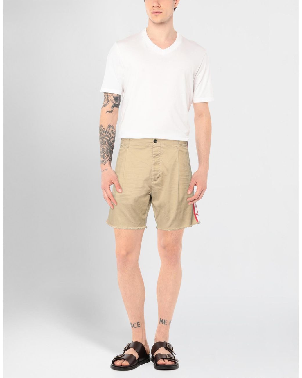 DSquared² Natural Shorts & Bermuda Shorts for men