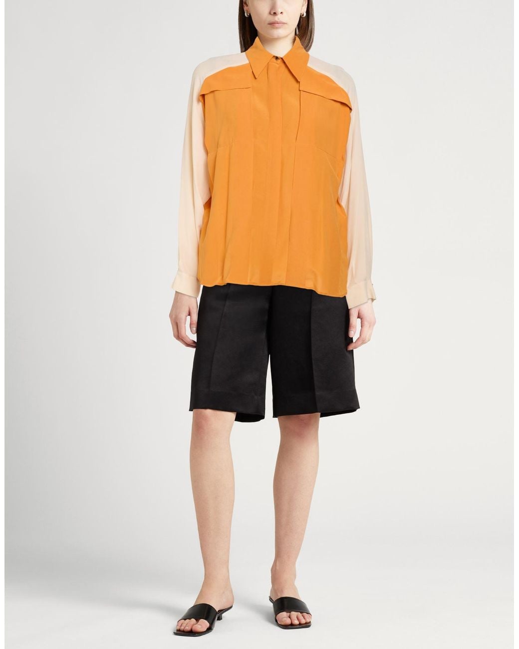 Alysi Orange Shirt Silk