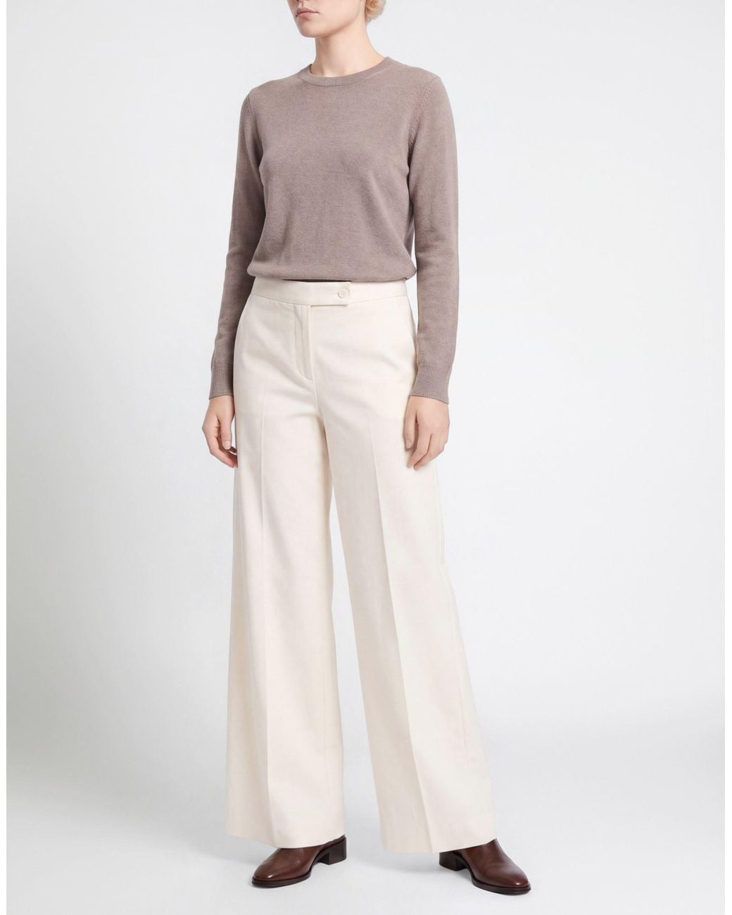 Max Mara White Trouser