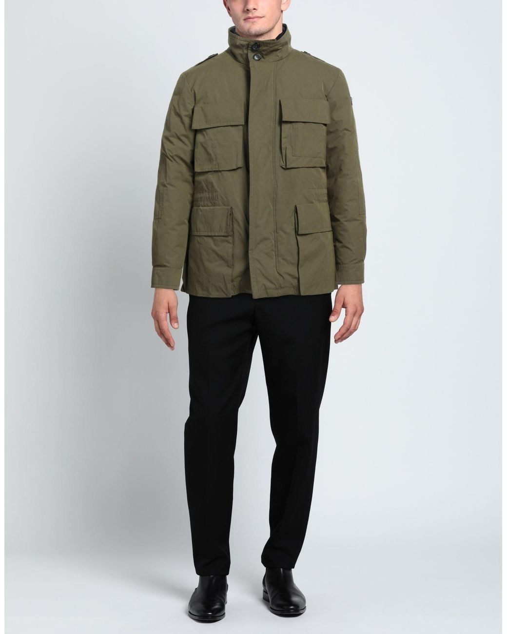 Peuterey Green Down Jacket for men
