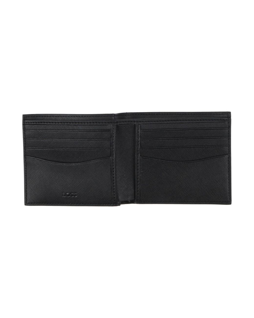 Billetera Boss de hombre de color Black