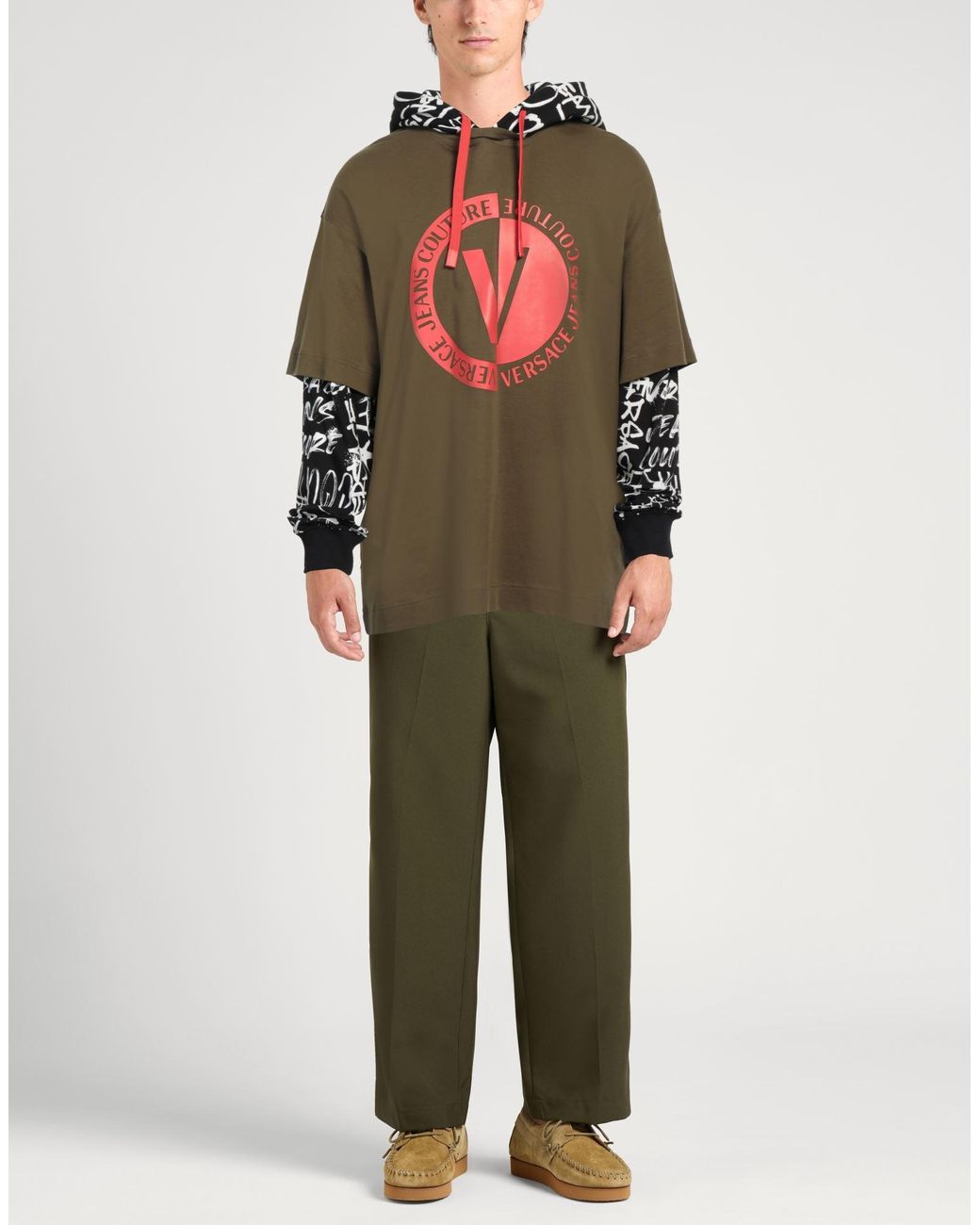 Versace Jeans Couture Green Sweatshirt for men