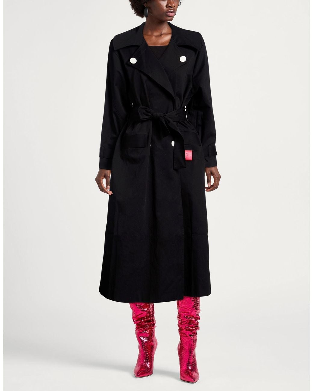 ARMANI EXCHANGE Black Overcoats & Trench Coats