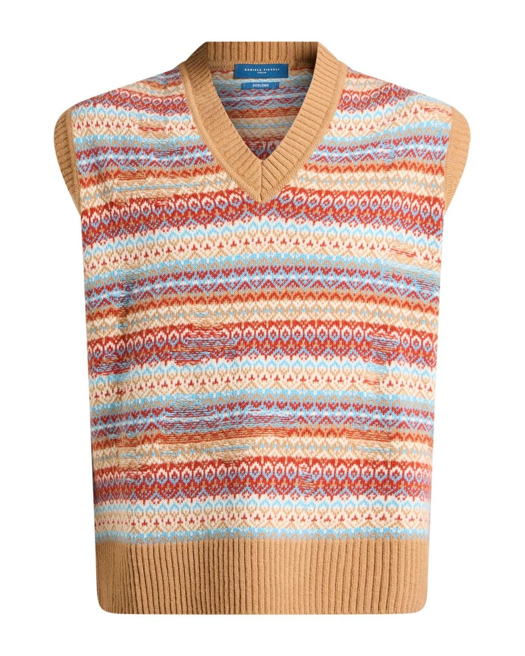 Daniele Fiesoli Pink Sweater Merino Wool for men