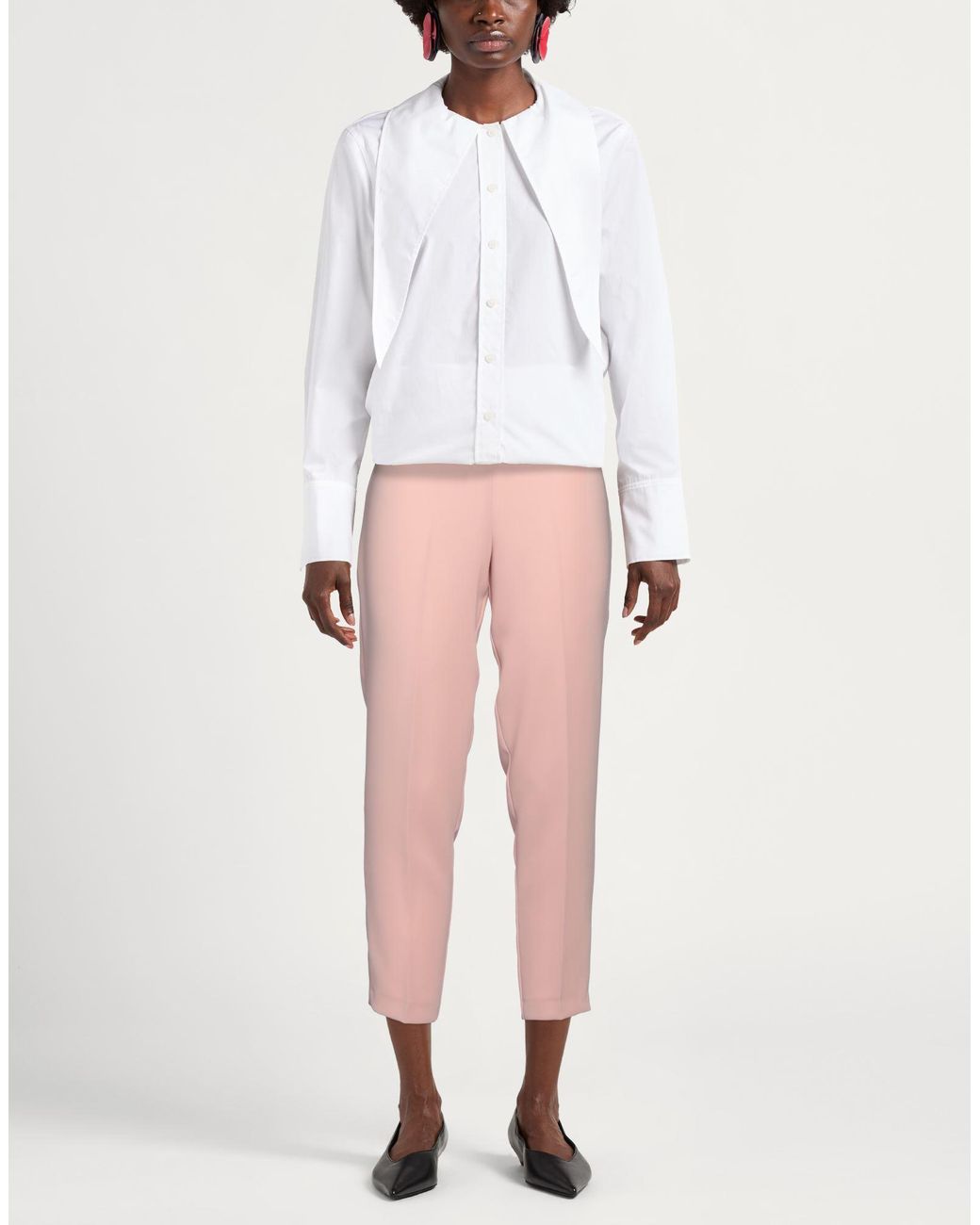 Gai Mattiolo Pink Pants Polyester