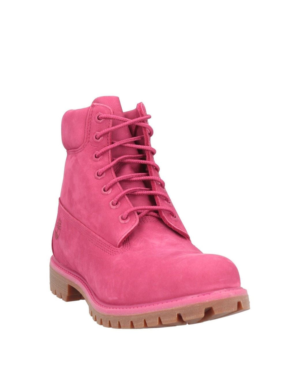 Timberland Pink Ankle Boots Leather for men