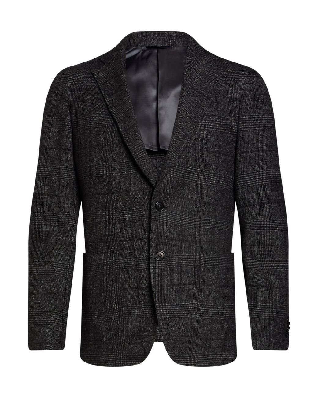 Tombolini Black Charcoal Blazer Wool, Polyester, Elastane for men