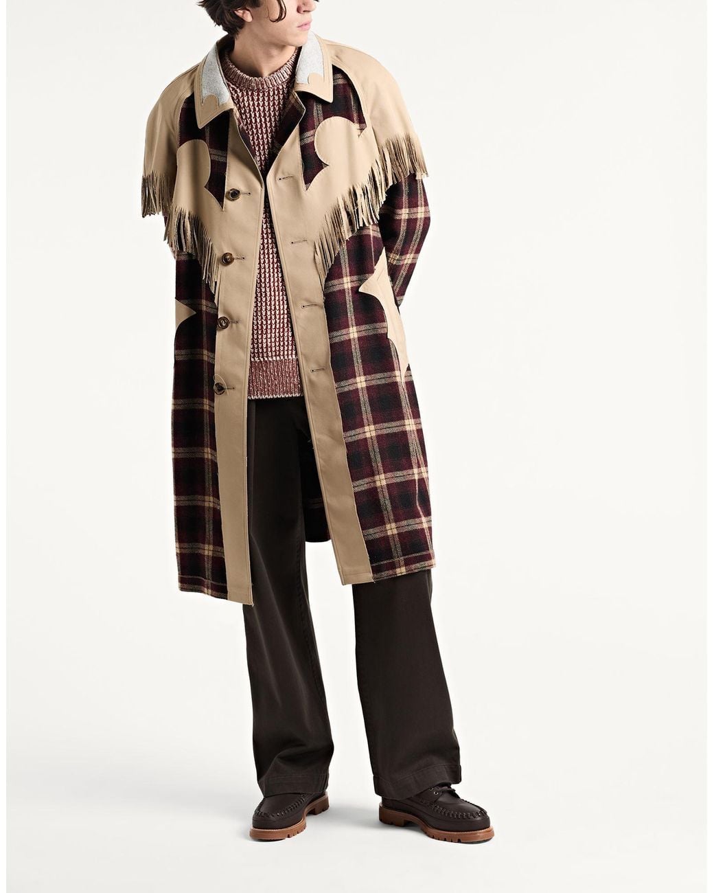 Maison Margiela Natural Overcoat & Trench Coat for men