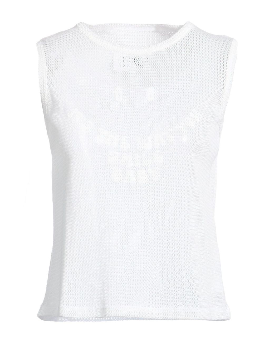 MM6 by Maison Margiela White T-Shirt Cotton