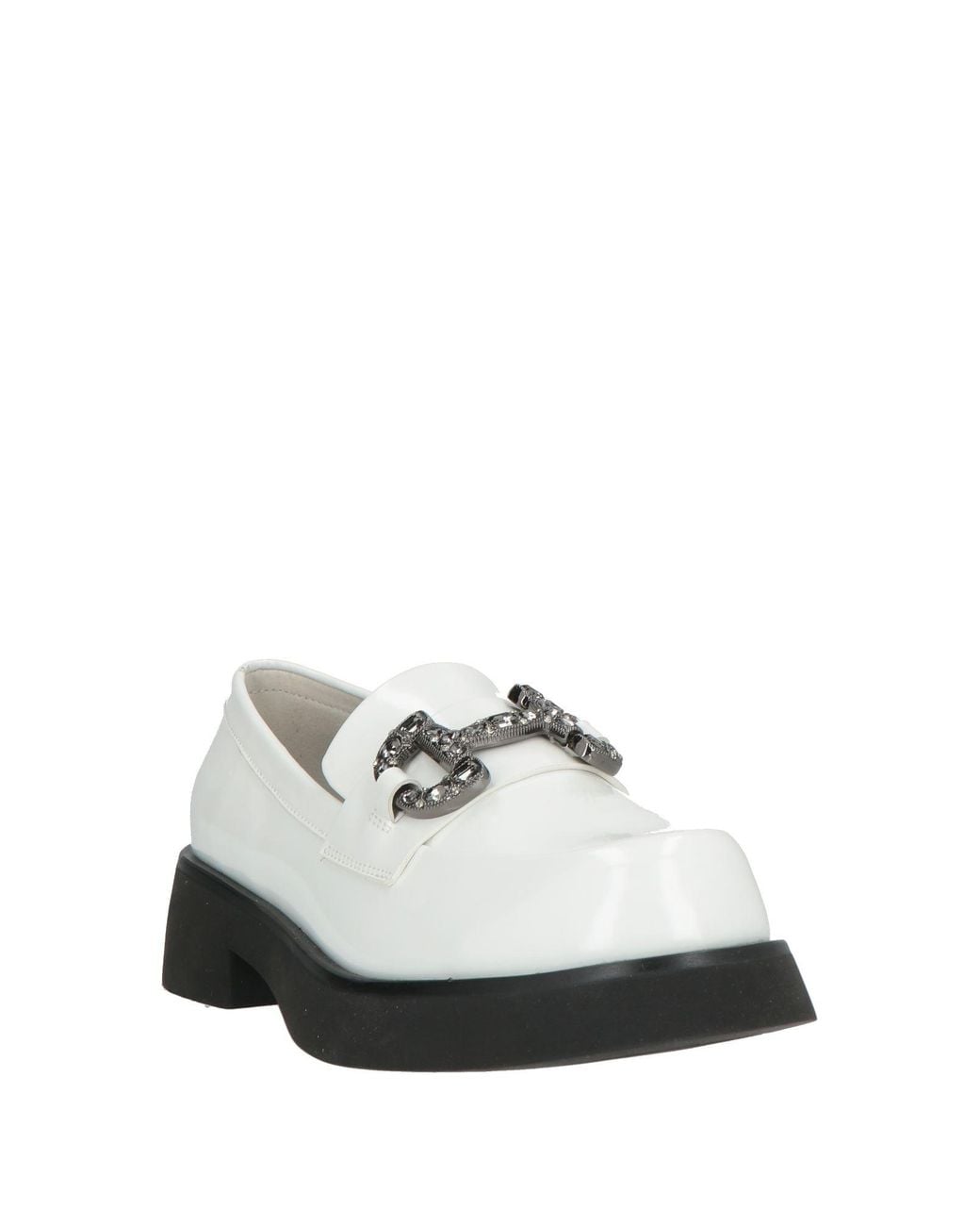 Tosca Blu White Loafers Synthetic Material
