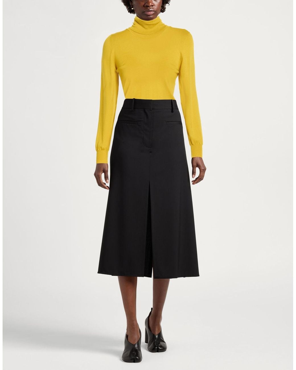 Drumohr Yellow Turtlenecks