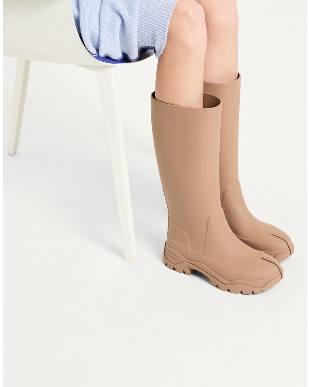 Maison Margiela Brown Boot Synthetic Material
