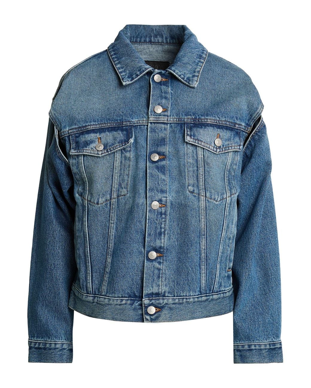 MM6 by Maison Margiela Blue Denim Outerwear Cotton