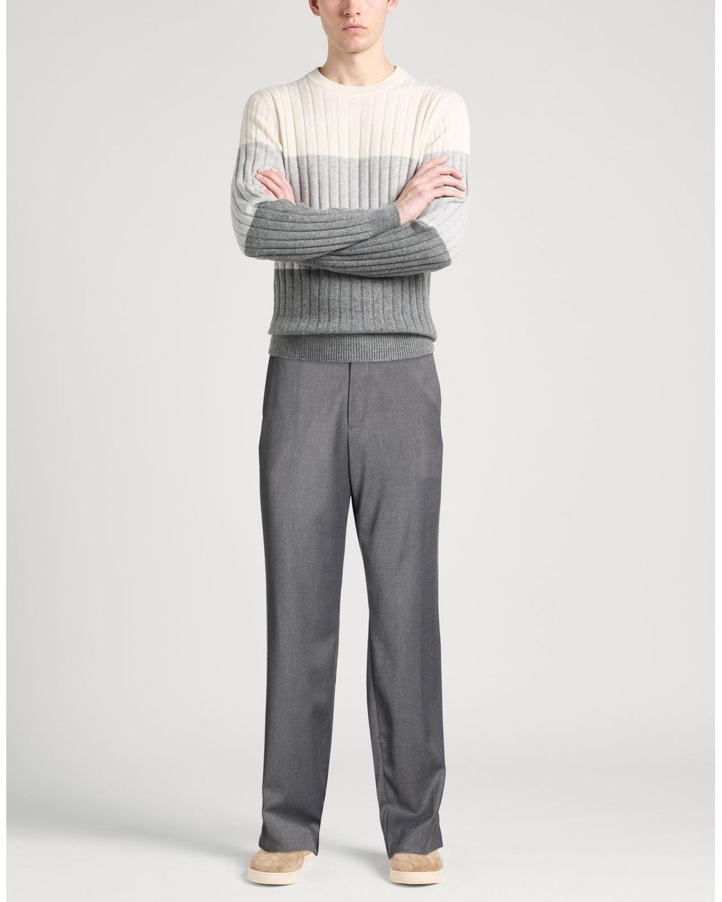 Tagliatore Gray Trouser for men