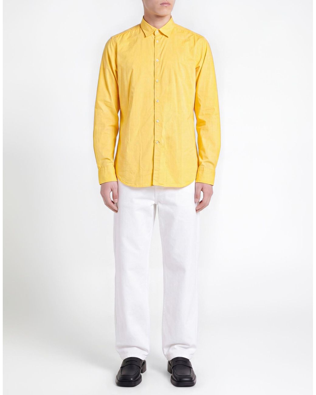 Camicia di B.D. Baggies in Yellow da Uomo