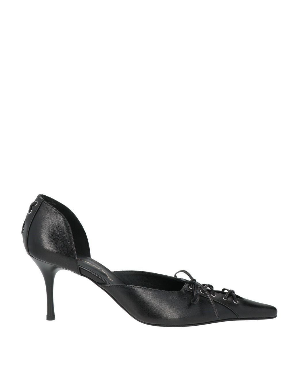 Giampaolo Viozzi Black Pumps Leather