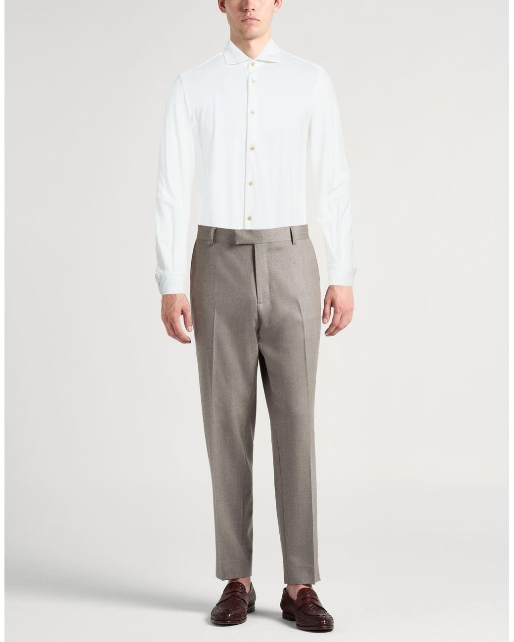 Camisa Boglioli de hombre de color White