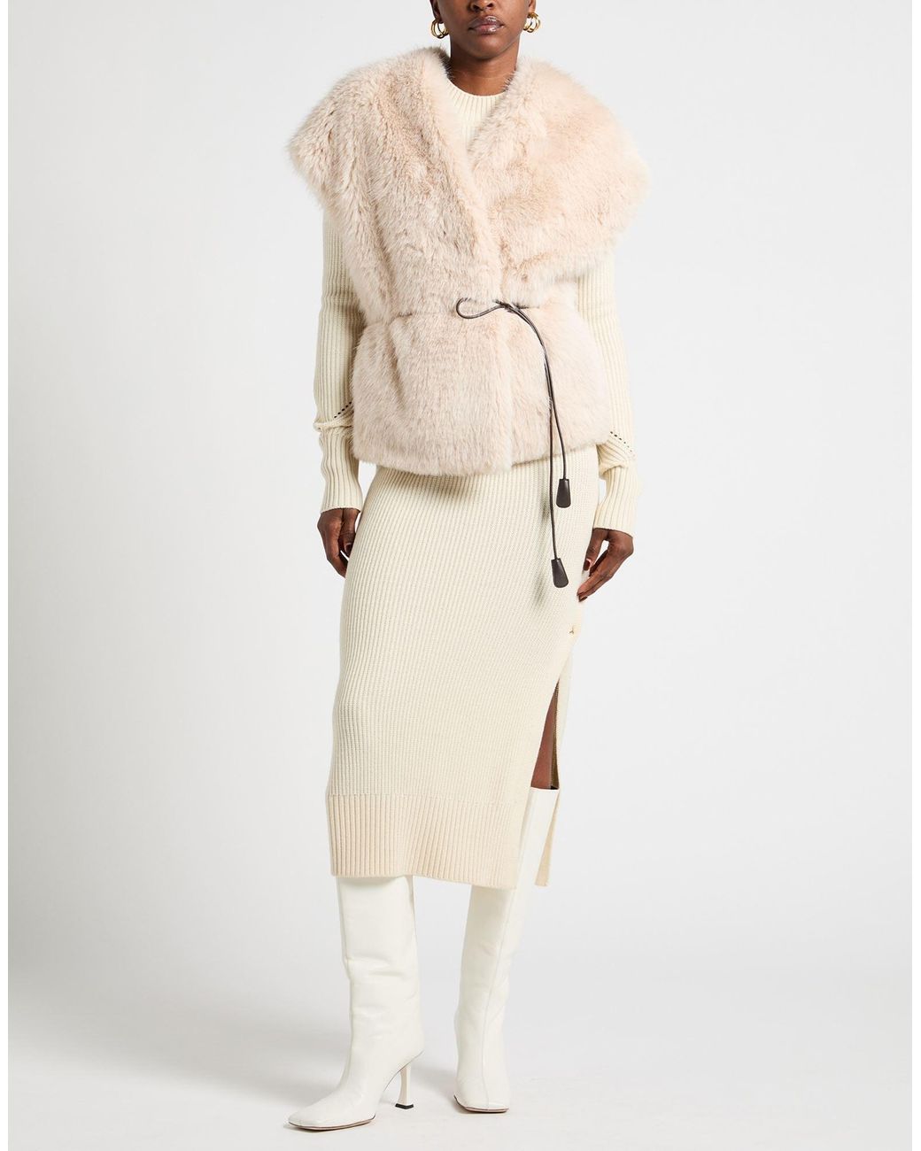 Alysi Natural Shearling & Teddy