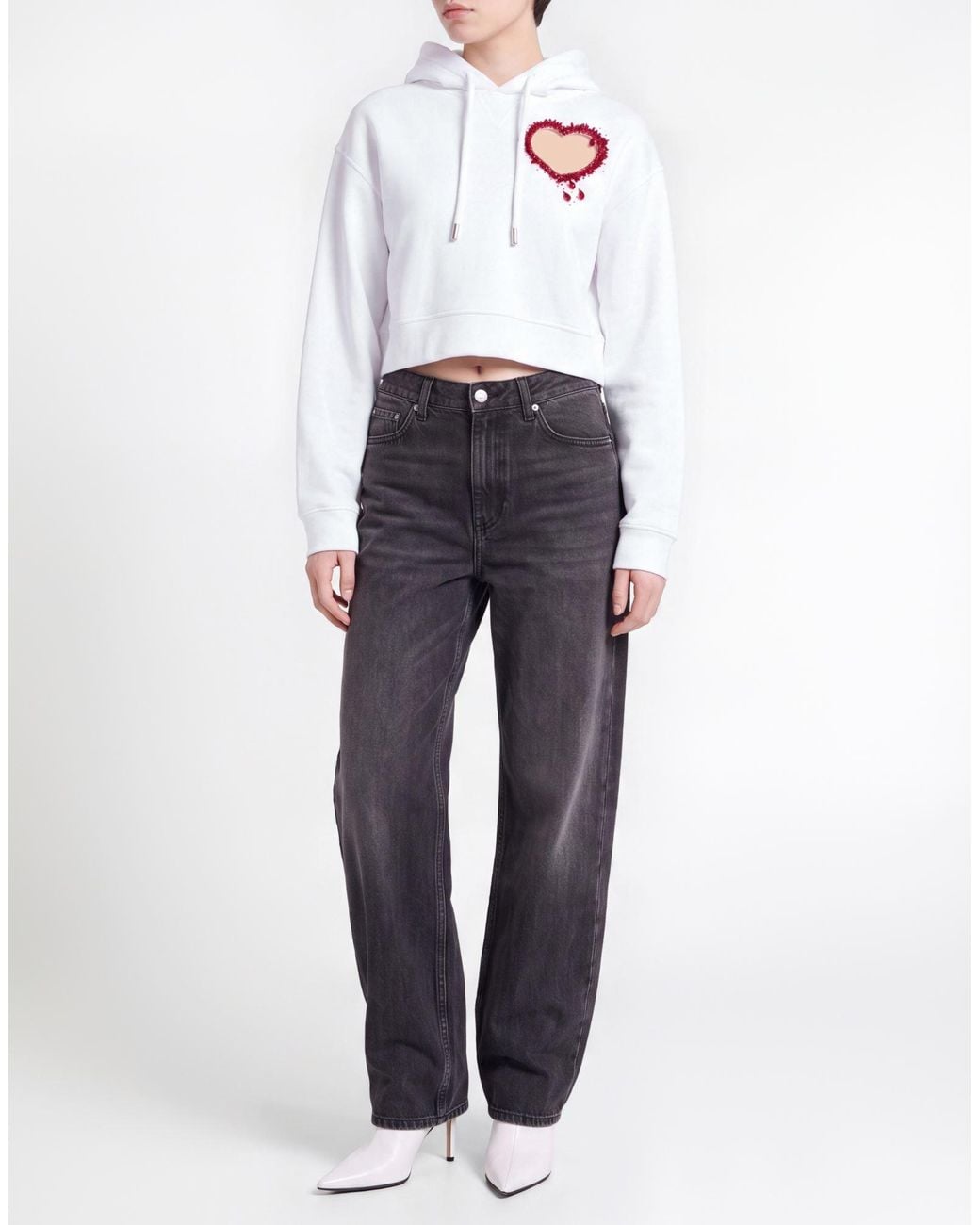 DSquared² White Sweatshirt Cotton