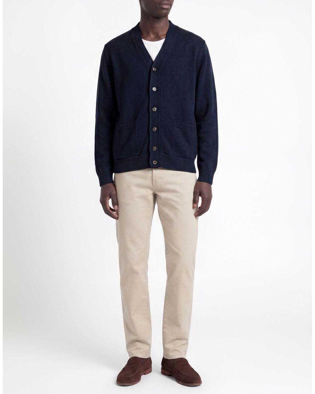 MILLENOVECENTOCINQUANTA7 Blue Cardigan for men