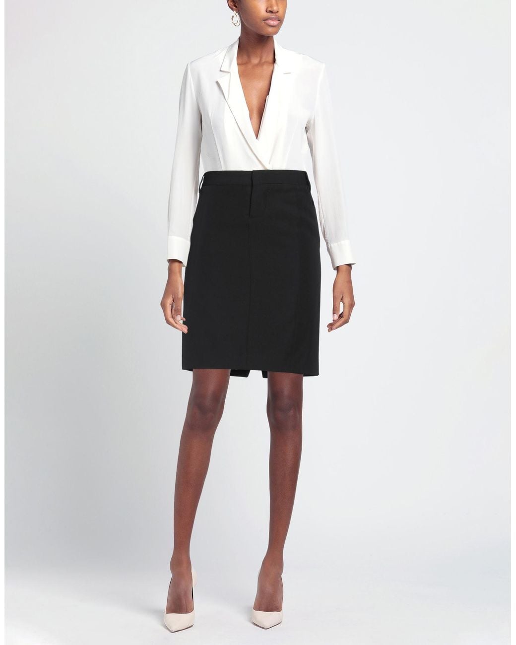 Jupe midi DSquared² en coloris Black