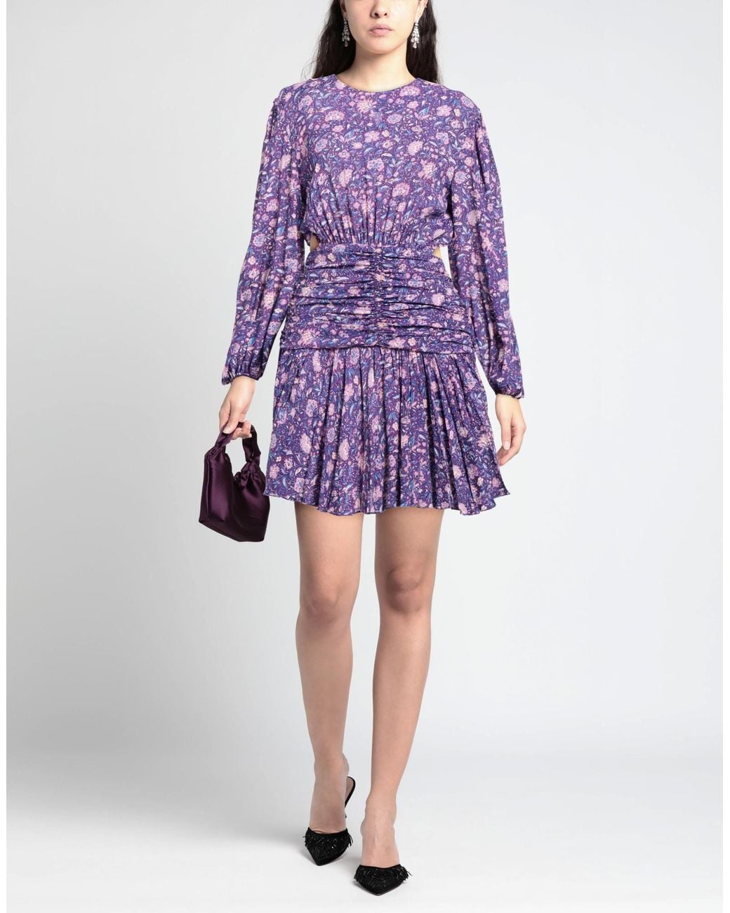 Maje Purple Mini Dress