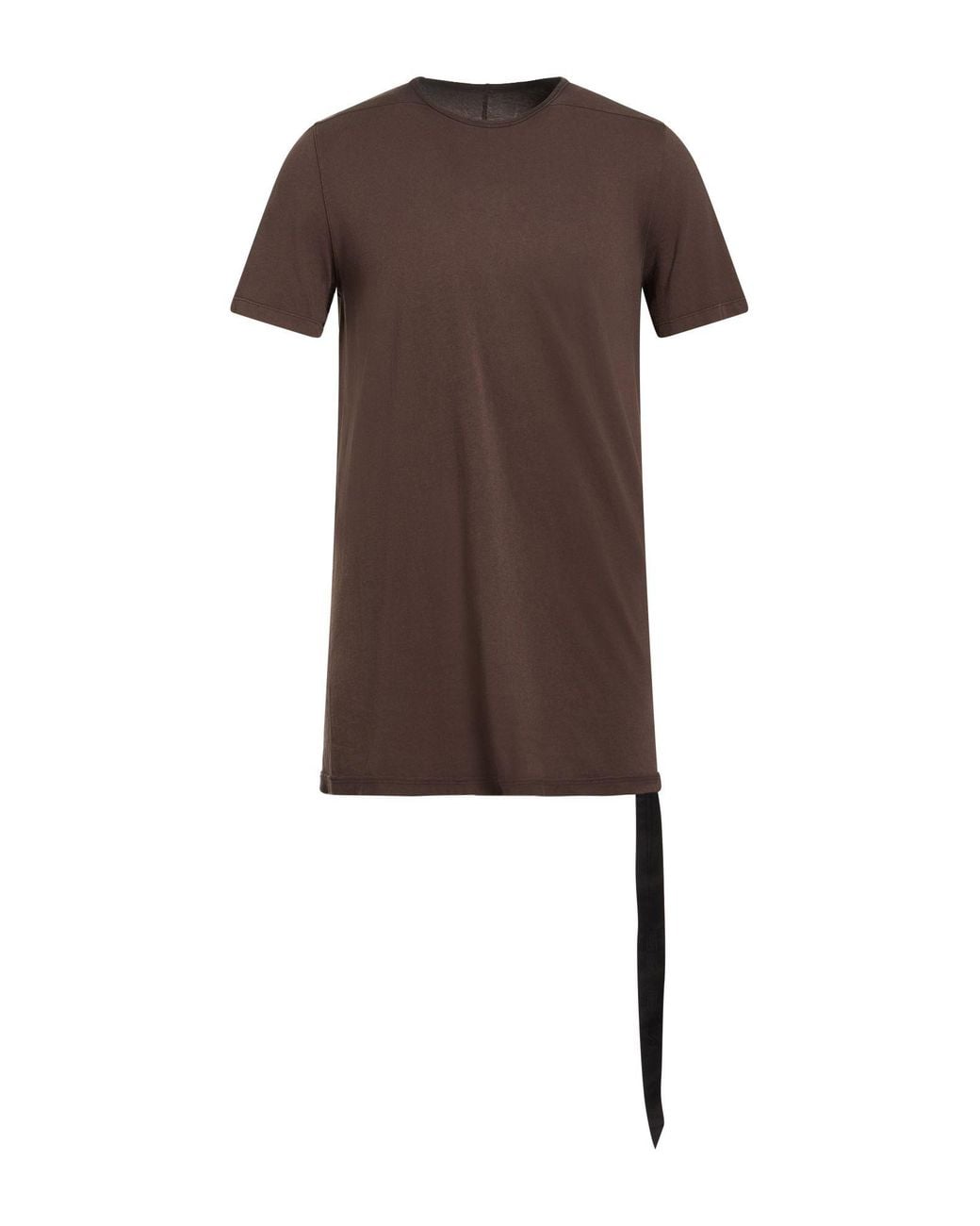 Rick Owens Brown Chocolate T-Shirt Cotton for men