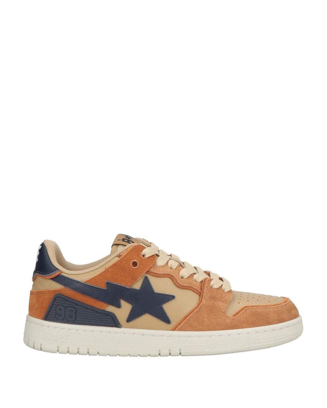 A Bathing Ape Brown Sneakers Leather for men