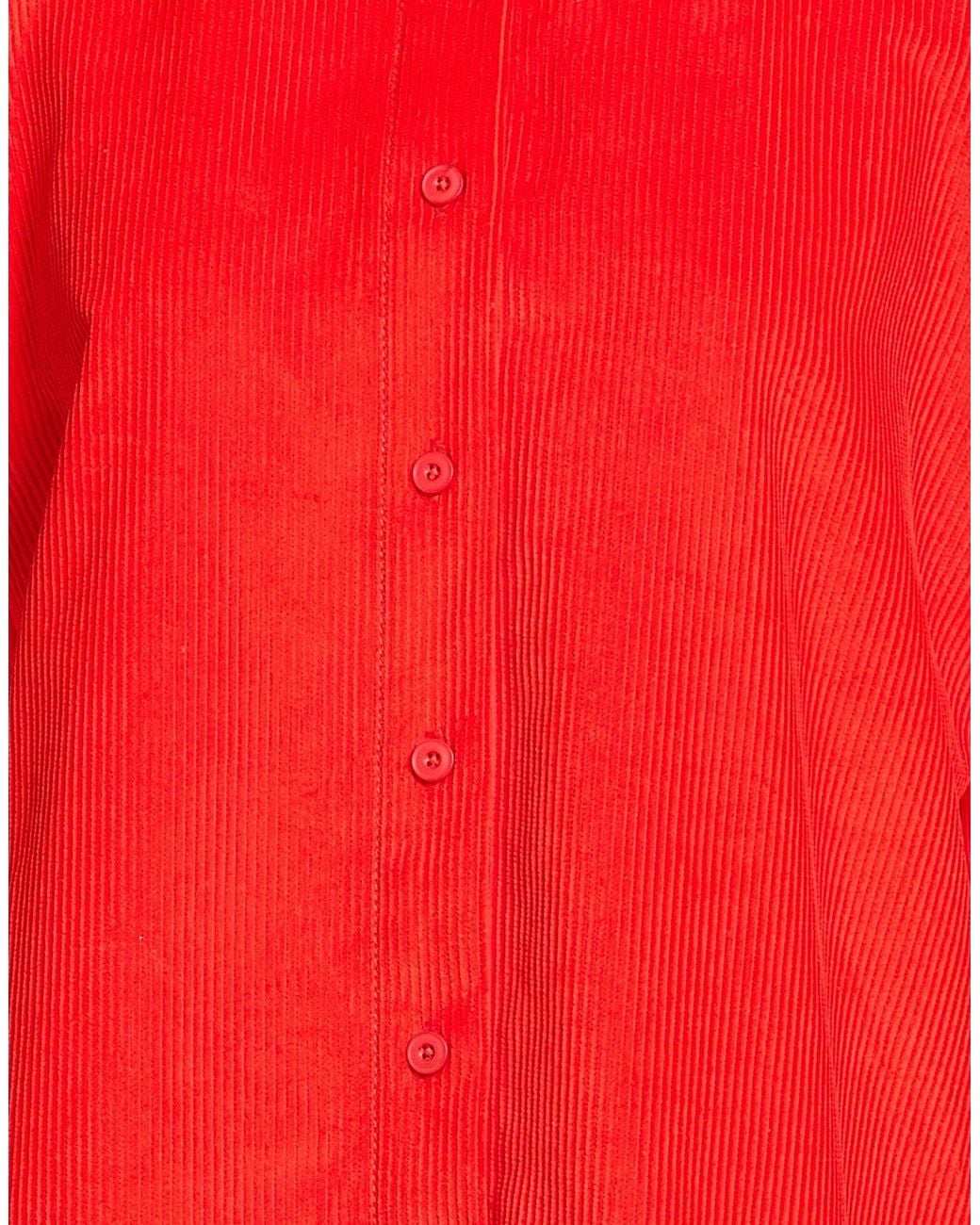 Closed Red Shirt Cotton