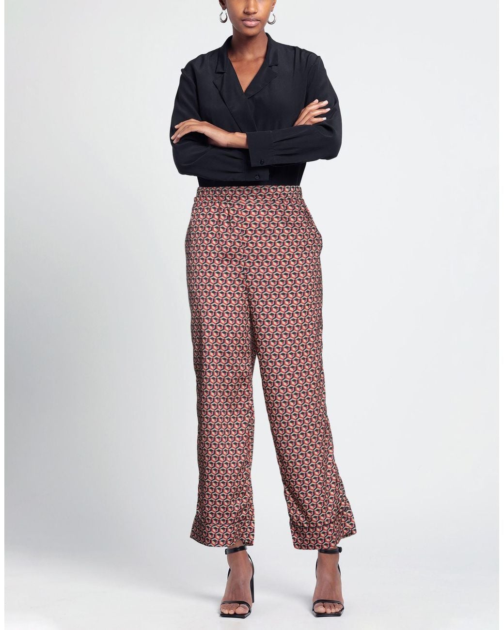 Incotex Red Pants Polyester