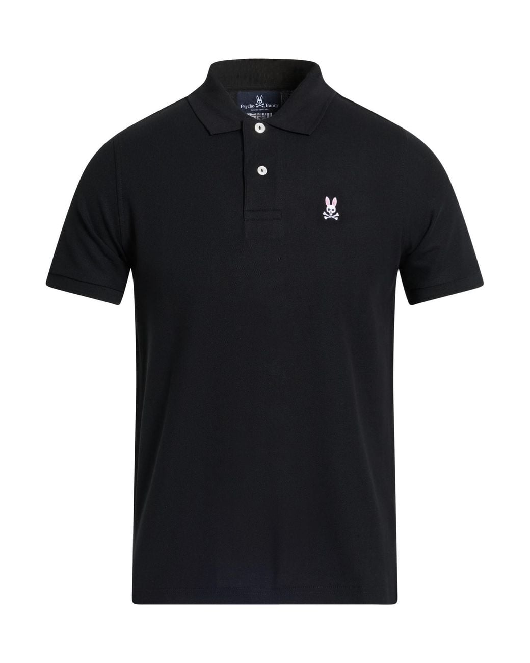 Psycho Bunny Black Polo Shirts for men